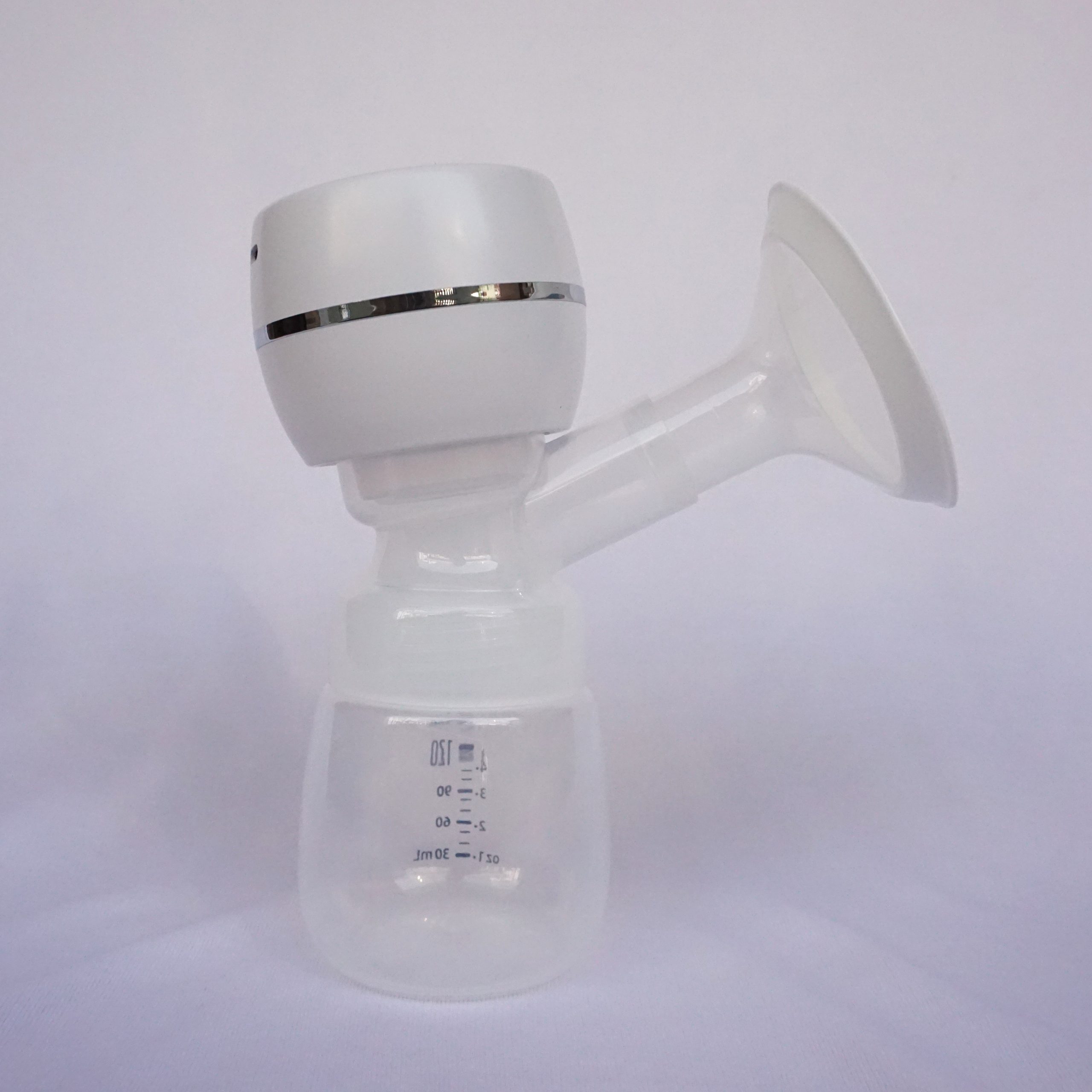 Electric Breast Pump, Rechargeable Hands-Free Breastpump with LED Display, Smart Touch Control, Type-C Fast Charging, & Infant Feeding Bottle with Premium Silicone Nipple - Image 3